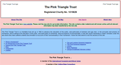 Desktop Screenshot of pinktriangle.org.uk