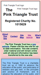 Mobile Screenshot of pinktriangle.org.uk